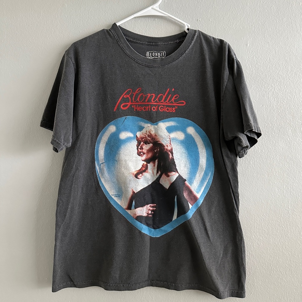 Blondie Heart of Glass Official Graphic Band Tee Tshirt